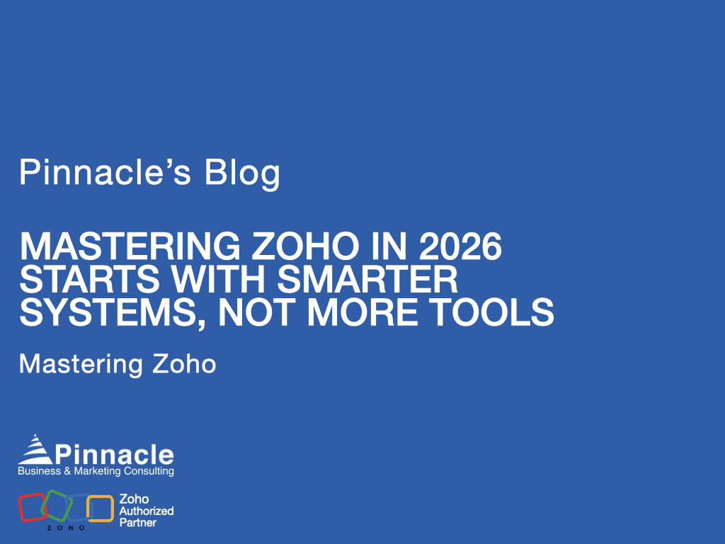 MASTERING ZOHO IN 2026 STARTS WITH SMARTER SYSTEMS, NOT MORE TOOLS